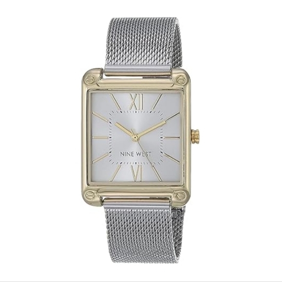 Women's Mesh Bracelet Watch Silver /Gold - Picture 8 of 8